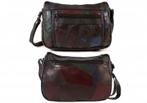 4768SPECIAL Econ. Ptch Dble Top Zip Bag, Bk, Frnt Zips  MULTI