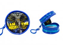 1564-9310 ROUND ZIPPED COIN PURSE BATMAN