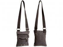 2589 SMALL X-BODY CANVAS BAG BLACK