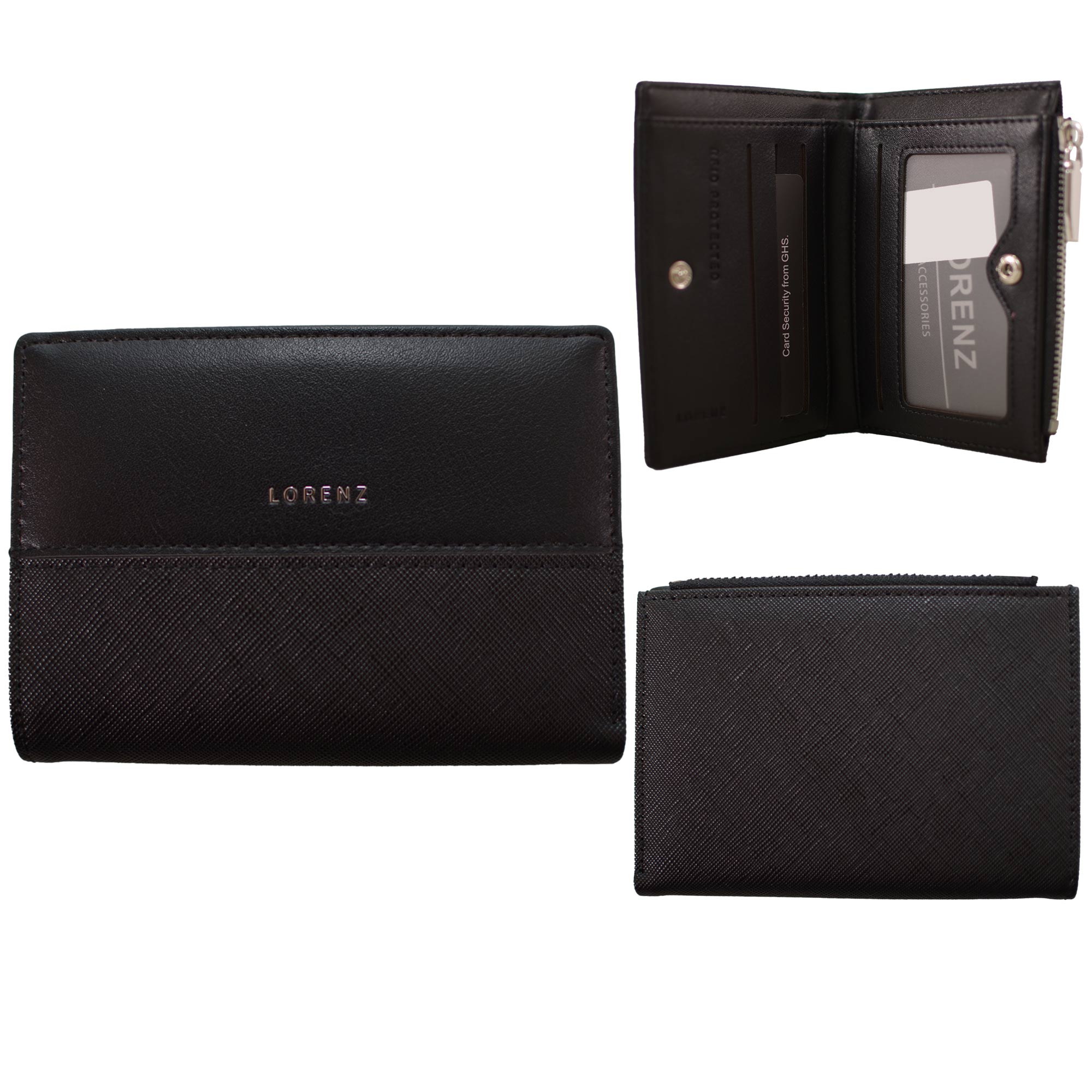 7277 BLACK BIFOLD PURSE