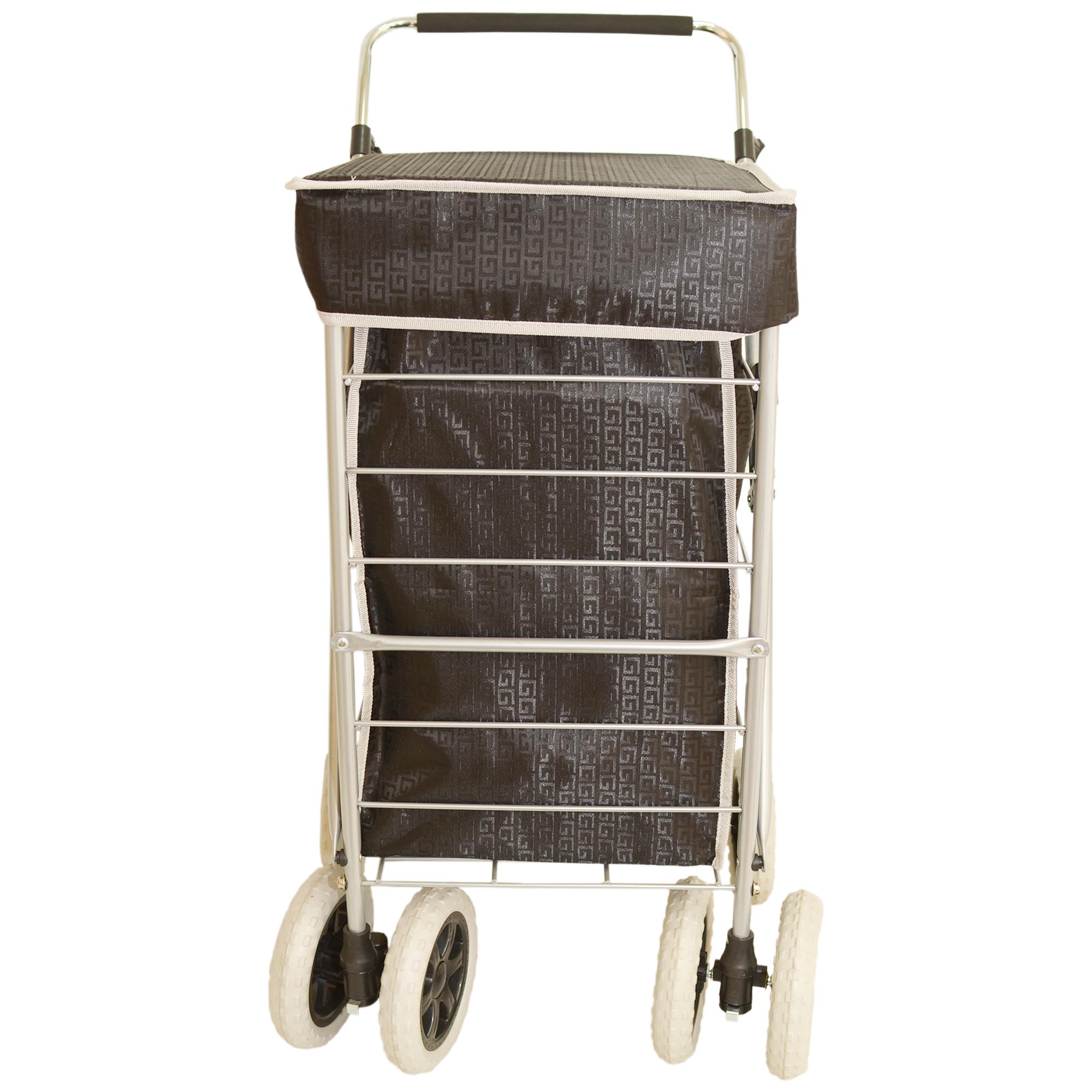 ST-SIX-01 BLACK G 6-WHEEL SHOPPING TROLLEY - Image 3