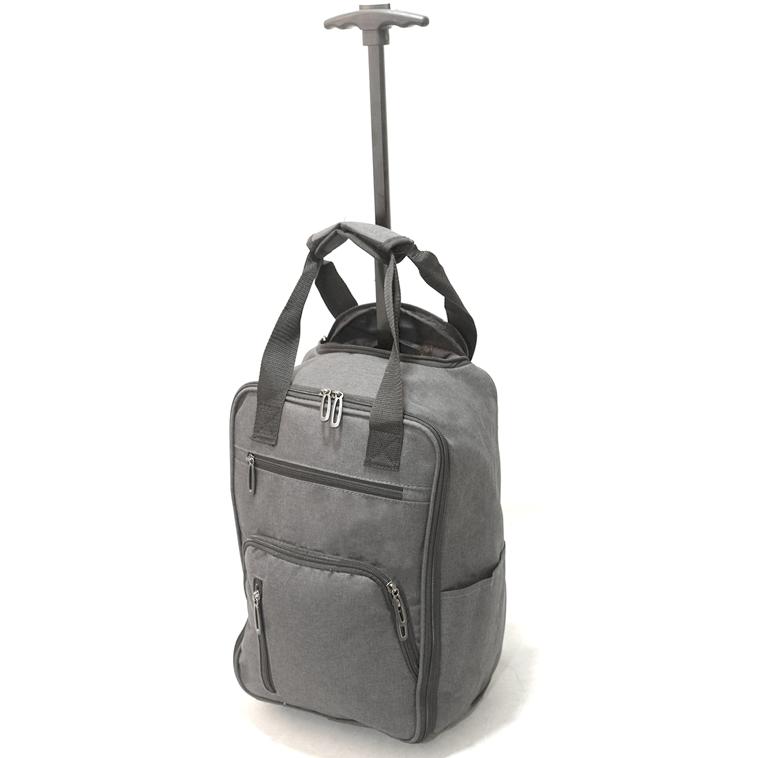 TR-R-002 GREY WHEELED RYANAIR UNDERSEAT CABIN BAG