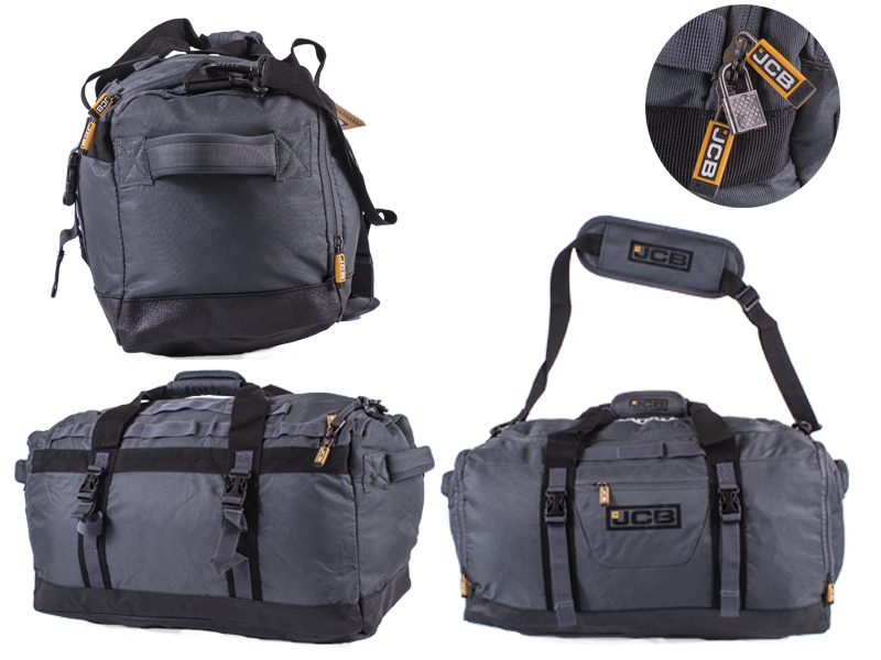 JCB-004L GREY JCB TRAVEL BAG LUGGAGE SIZE L D097