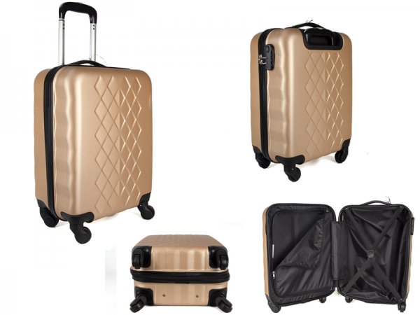 JB2017 Gold 20” Cabin Trolley Case