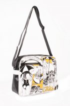 DUNSK7050BLK-WHT  -PU messenger bag