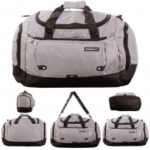 JBSB62 GREY/BLACK TRAVEL HOLDALL 52CM