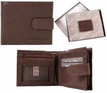 1180 TAN  RFID Card Protection Genuine 100% R Leather Wallet