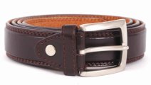 2729  BROWN 1.25" Belt With Smooth Finish