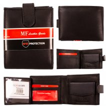 99 BLACK MF RFID LEATHER WALLET