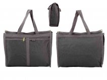 LL-246 GREY POLYESTER SHOPPING STORAGE BAG