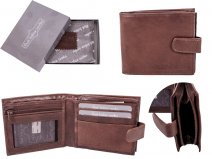 1180 TAN RFID Card Protection Genuine 100% R Leather Wallet