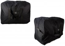 TB-16 BLACK LARGE HOLD-ALL W/ BUCKLE C025-28