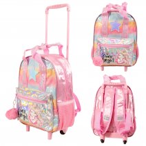 1834-3259 SHINE BRIGHT UNICORN 31CM CHILDRENS TRAVEL TROLLEY