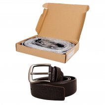2980 DARK BROWN XXXL MILANO PREMIUM BELT PACK OF 12