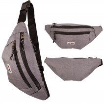 2584 GREY LORENZ WAIST BAG