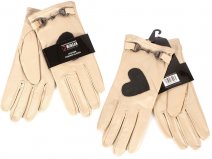 MG083004 MORGAN ACCESSORIES WHITE LEATHER GLOVES X007