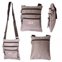 2586 GREY LORENZ SHOULDER BAG