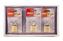 0243 25mm SECURITY PADLOCK BOX OF 12