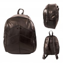 1921 LORENZ BLACK LEATHER BACKPACK