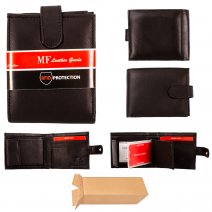 66 BLACK MF RFID LEATHER WALLET BOX OF 10