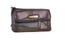 4673 Econ. Patch Purse wth Flap Pckts & Zips