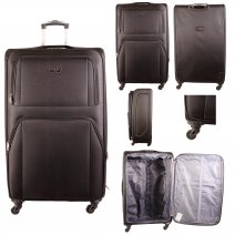 H-032 BLACK 31" TRAVEL TROLLEY SUITCASE