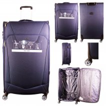 T-SC-02 DARK NAVY 32'' TRAVEL TROLLEY SUITCASE