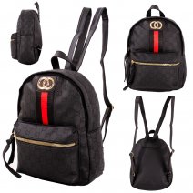 JBFB389 BLACK FASHION SHOULDER/BACKPACK BAG