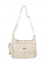 3747 CREAM COW HIDE  BAG
