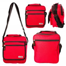 2575 RED LORENZ SHOULDER BAG