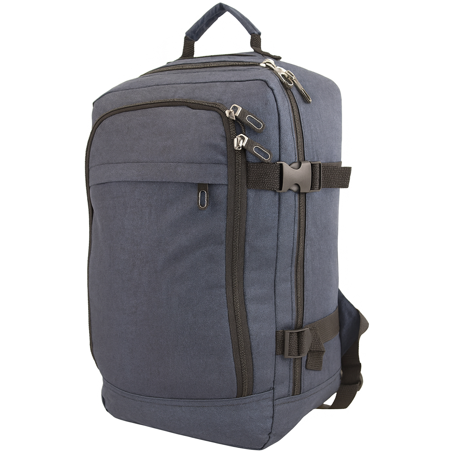 BP-120 NAVY RYANAIR UNDERSEAT CABIN-FRIENDLY RUCKSACK W/MUL ZIP - Image 2