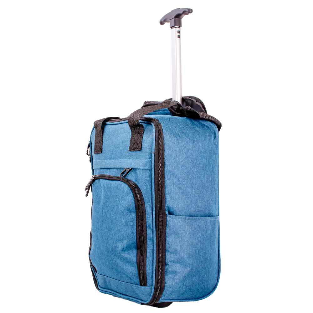 TR-001 PEACOCK BLUE RYANAIR UNDERSEAT CABIN SIZE 2-WHEELED BAG - Image 4