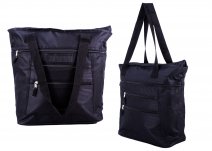 LL-80214 BLACK SHOPPING BAG AA25