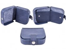 0691 or 0491NAVY Cow Calf Square Tray Purse wth Note Sec..