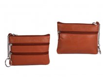 1059 Tan Multi SFT C.nappa Top Zip Prse 3 Zipz