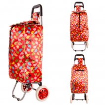 ST01 BIRD RED 2-WHEEL SHOPPING TROLLEY