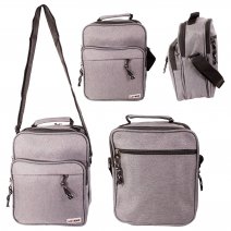 2588 GREY LORENZ SHOULDER BAG