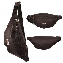 2584 BLACK LORENZ WAIST BAG