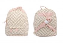 JBFB319 BEIGE NICOLE BROWN BACKPACK