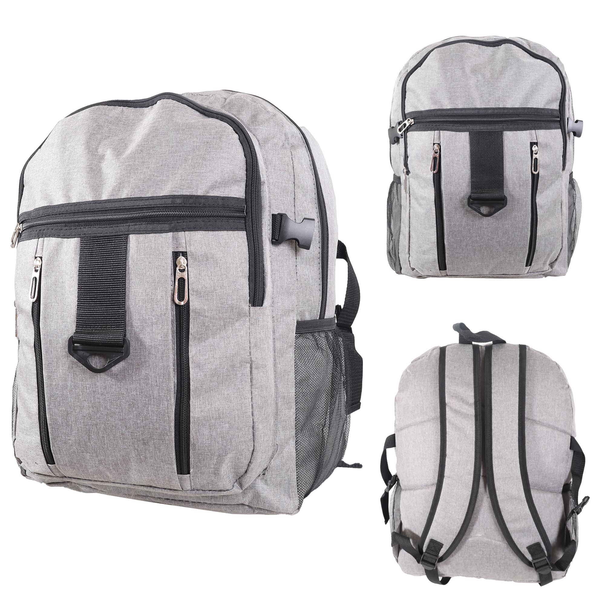 BP102 GREY TRAVEL BACKPACK