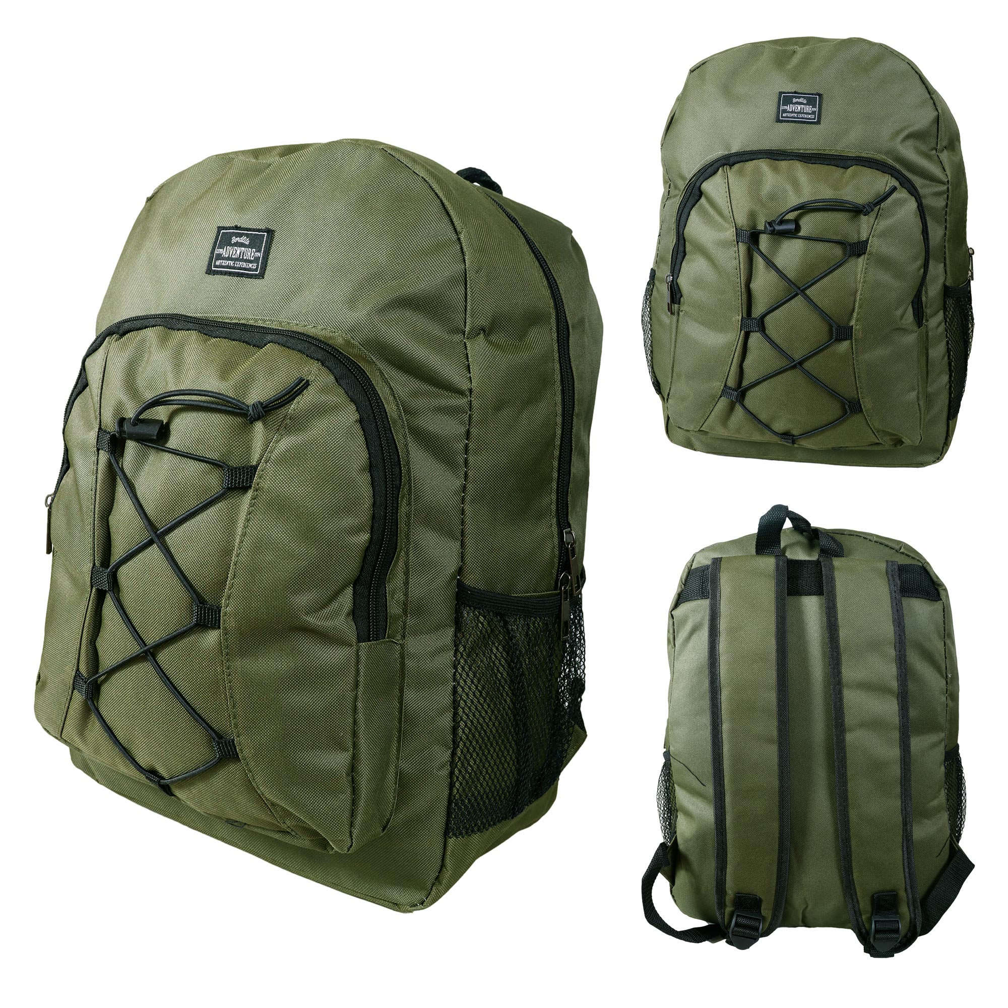 JJBBP304 ARMY GREEN TRAVEL BACKPACK