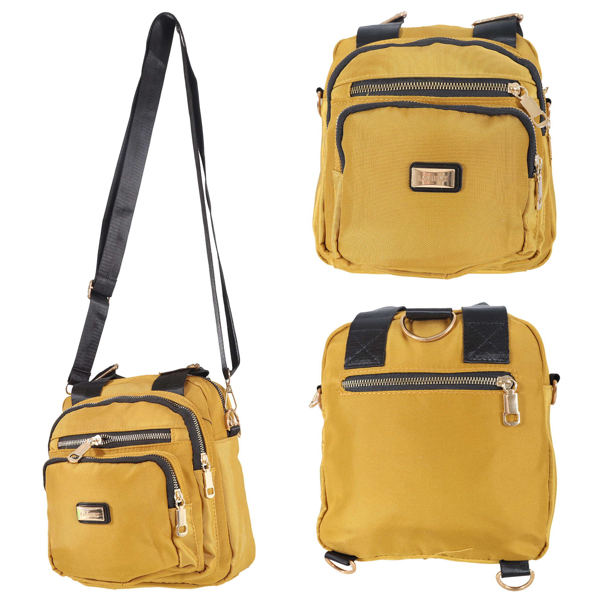 2435 YELLOW SHOULDER BAG