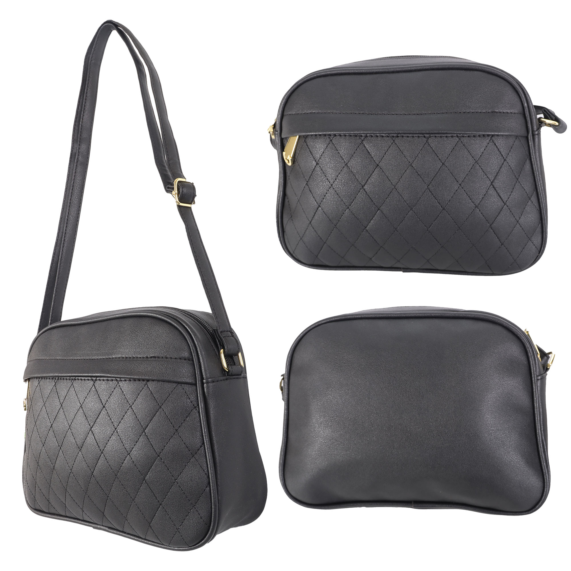 5722 BLACK LORENZ HANDBAG