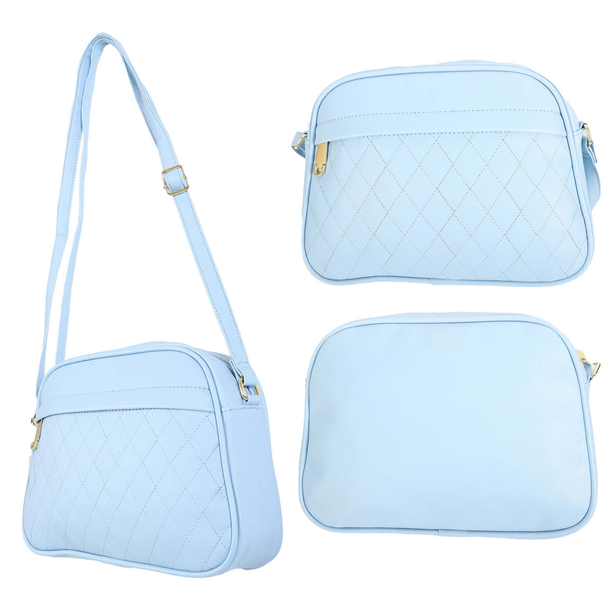 5722 LIGHT BLUE LORENZ HANDBAG
