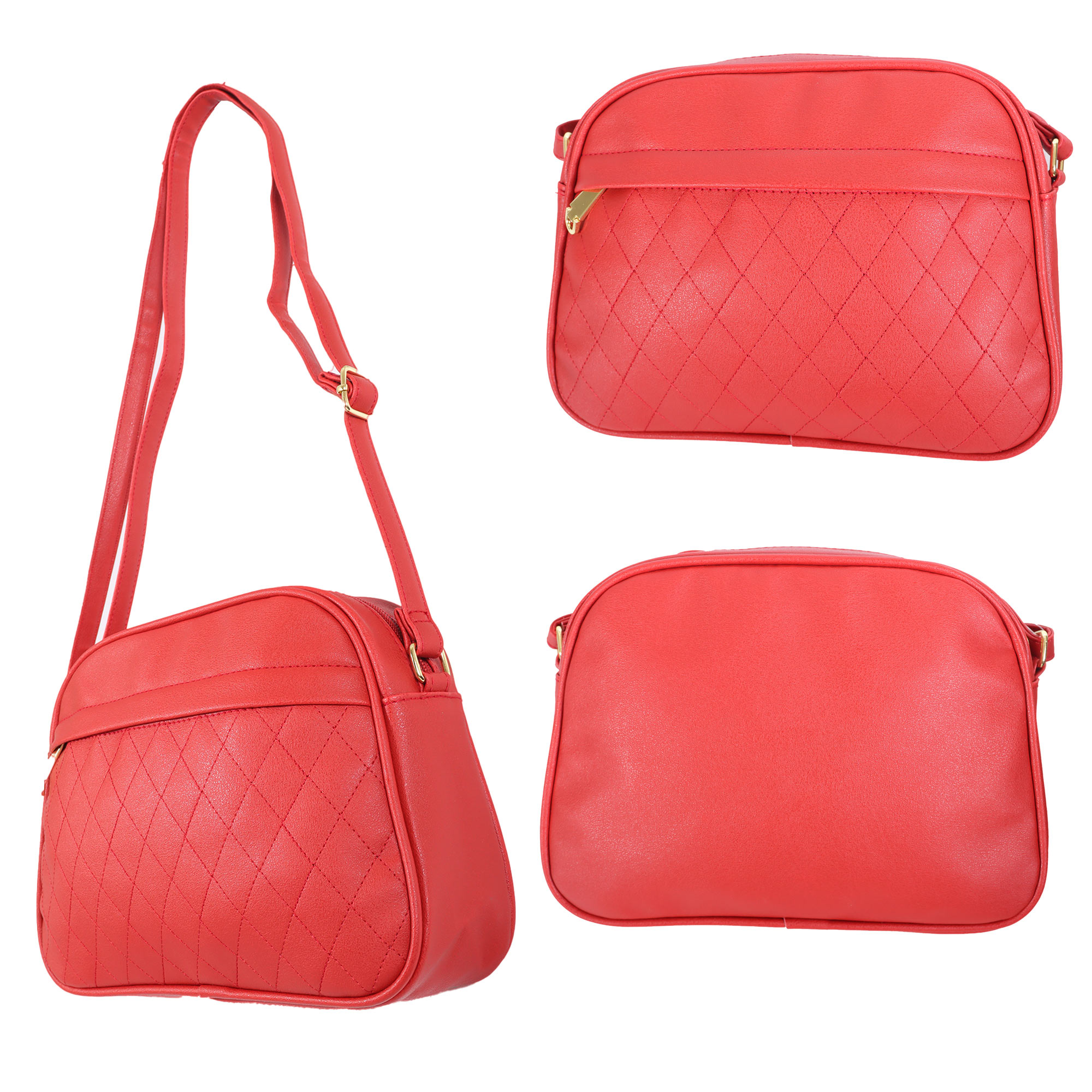 5722 RED LORENZ HANDBAG