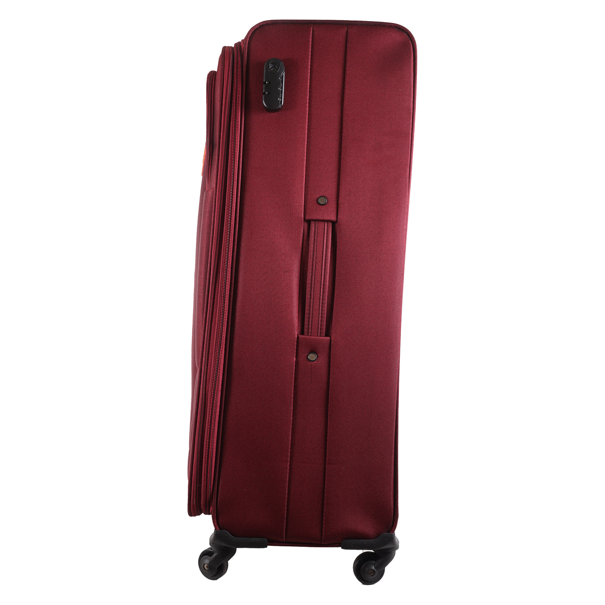AR727 BURGUNDY TRAVEL TROLLEY SUITCASE SET OF 3 - Image 2