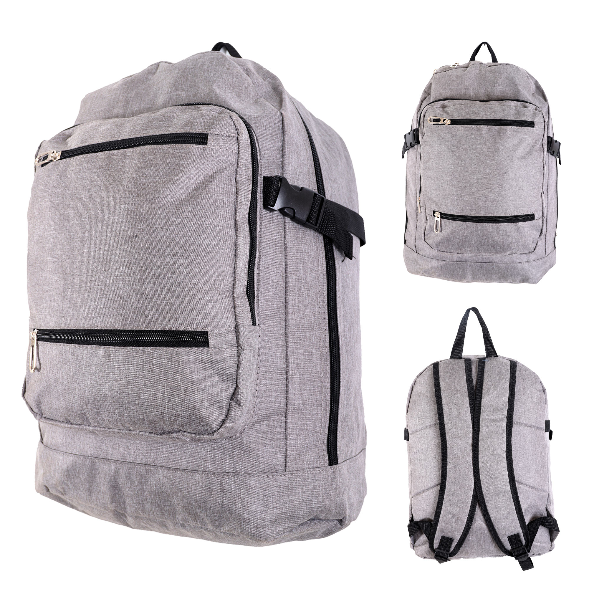 BP132 GREY BACKPACK