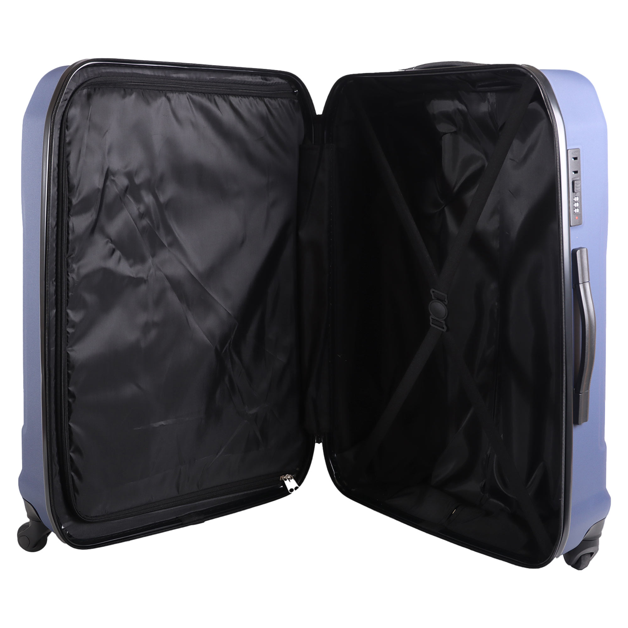 JB-2093 NAVY BLUE SET OF 3 TRAVEL TROLLEY SUITCASE - Image 2