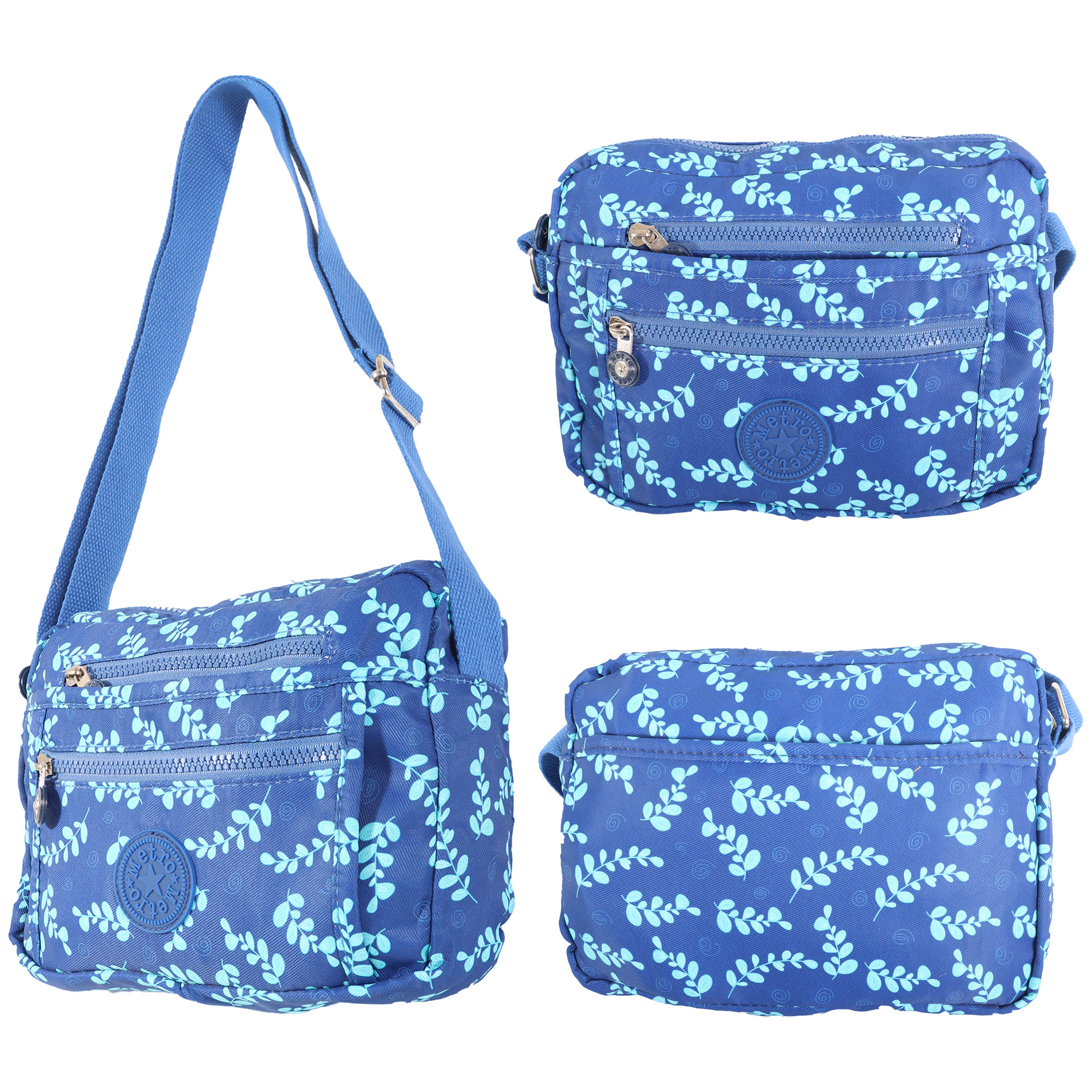 LL-17P BLUE LEAF SHOULDER BAG