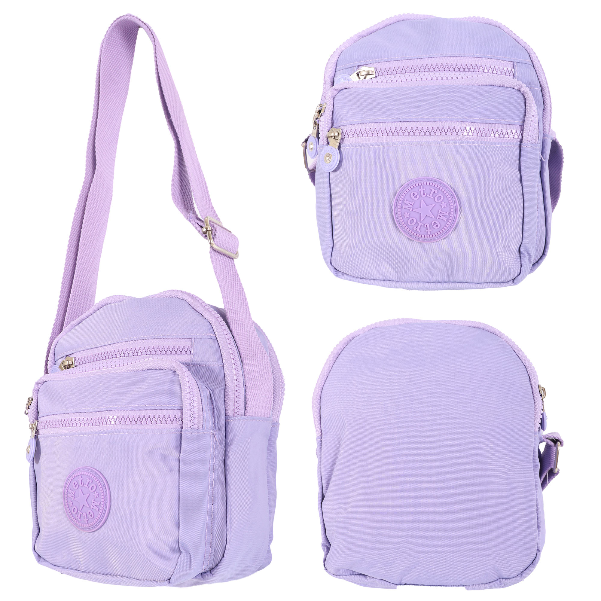 LL-224 LIGHT PURPLE SHOULDER BAG